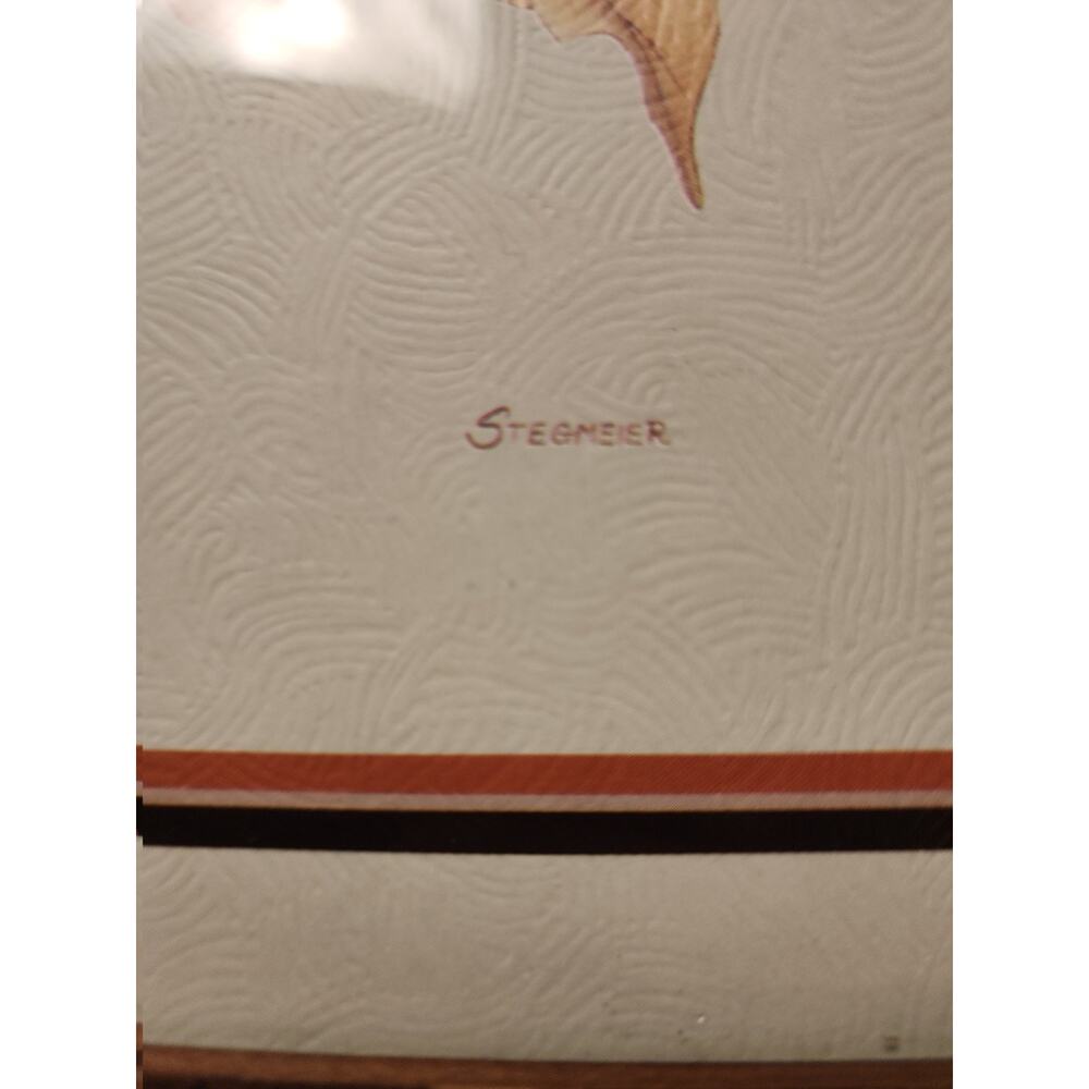 Vintage Stegmeier Botanical Print "Chinese Lanterns & Butterflies" Framed... - Picture 2 of 4